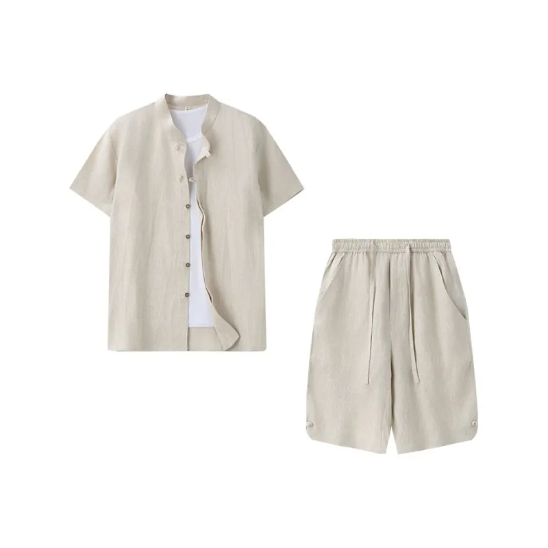 XUANSHENG Shirt Matching Set Men's-0