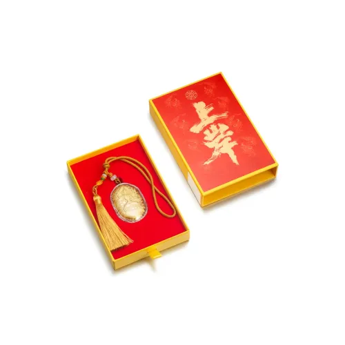 YINGNIXINDONG Gold Sheet Pendants Unisex