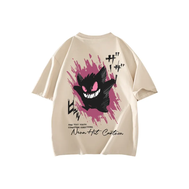 SOIE T Shirts Unisex Light Beige Apricot-0