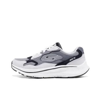 Skechers Women's GO Series Shock Absorbers With Slip Resistant Features Low Top Running Shoes Women's Gray