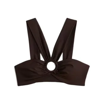 H&M Bikinis Women's Dark Brown