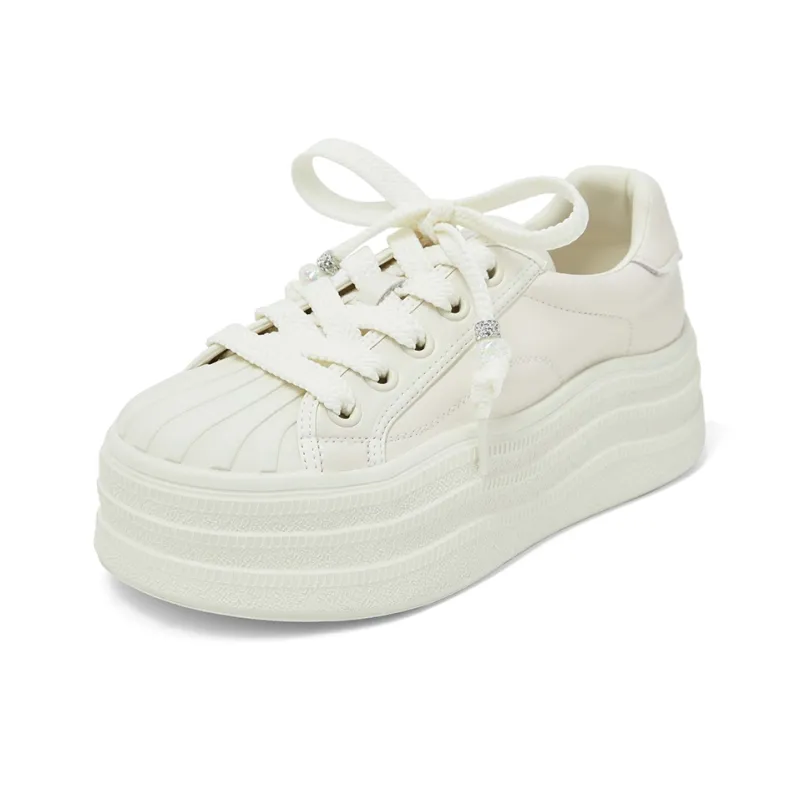 COMELY Casual Shoes Women's Low Top Black/Ecru-1