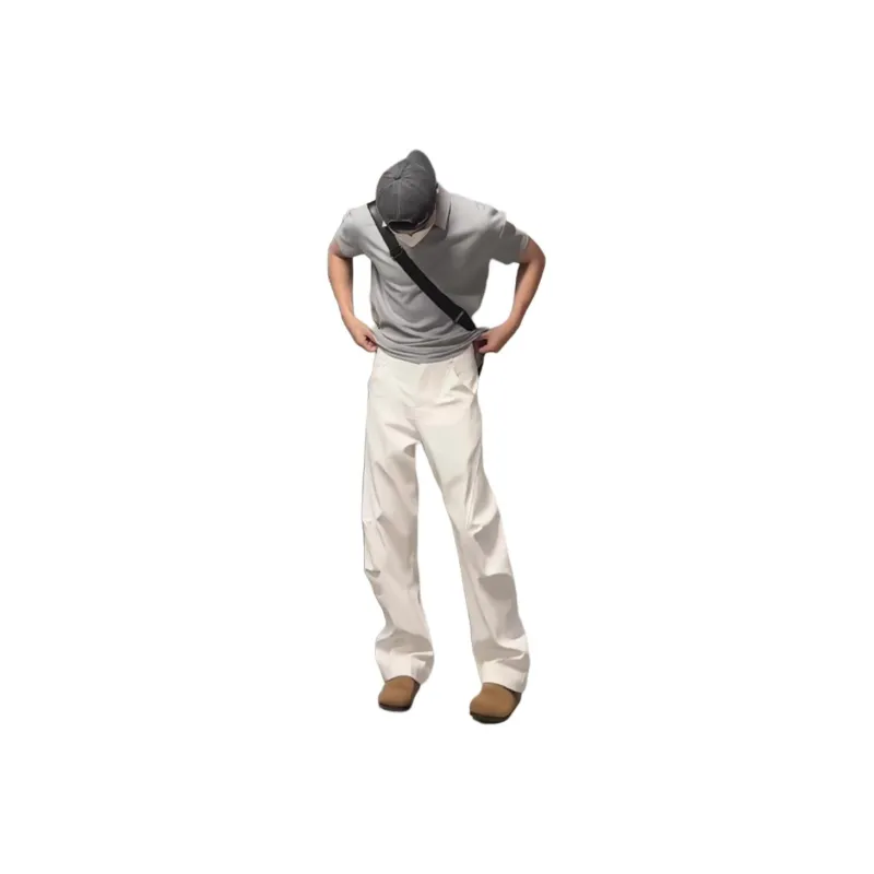 CORNILOT Casual Pants Unisex White-0