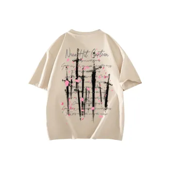 SOIE T Shirts Unisex Light Beige Apricot