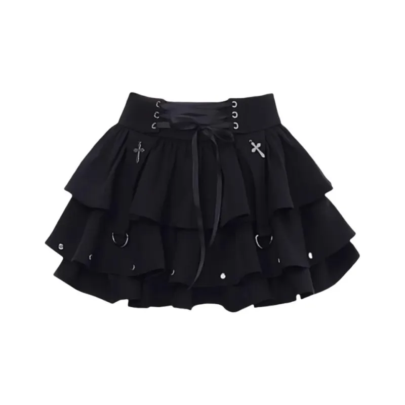 Gentle Welcome Casual Short Skirts Women's-0