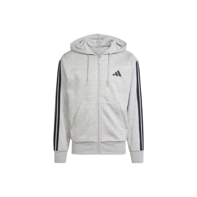 Adidas Free Shipping With AdiClub Essentials 3 Stripes Fleece Hoodie-0