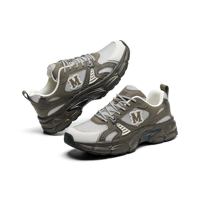 FAIRWHALE Slip Resistant, Abrasion Resistant, Lightweight Low Top Chunky Sneakers Men's-8