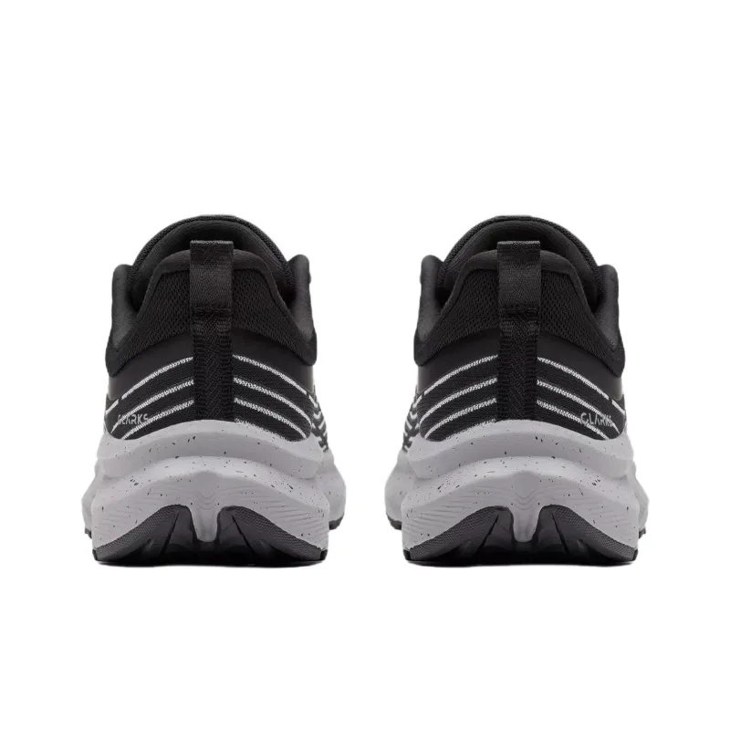 Clarks Enford Go Low Top Casual Shoes Men's Black Gray-4