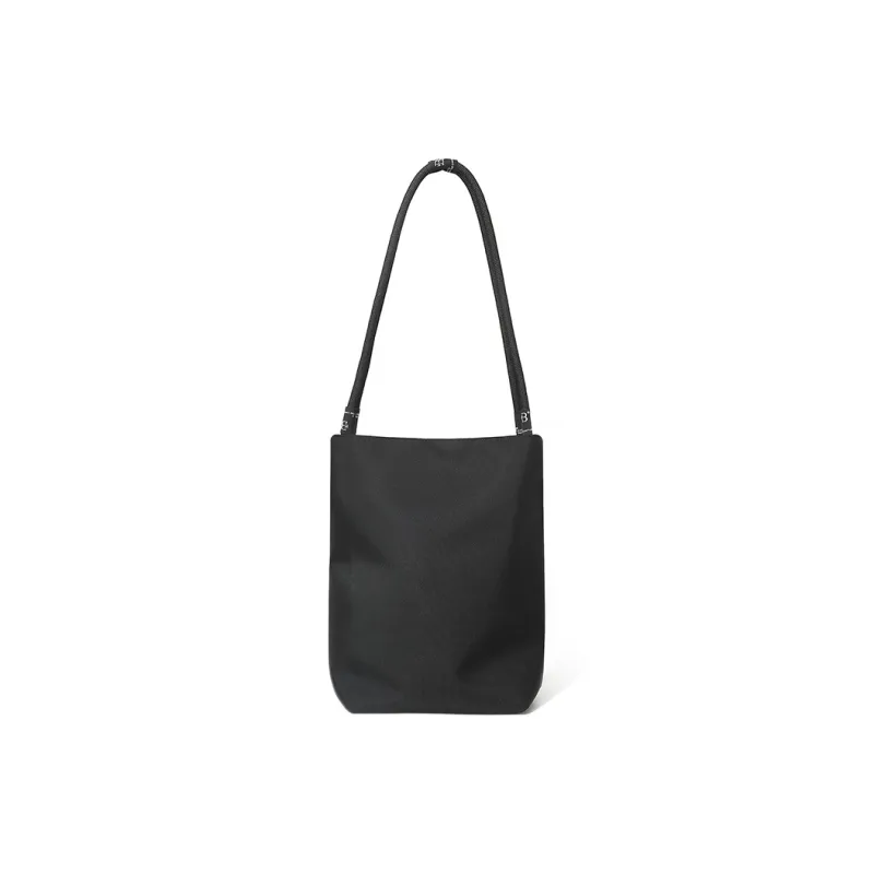 MASTER CANVAS Fabric Shoulder Bag Women's Black/Gray/Ecru-3