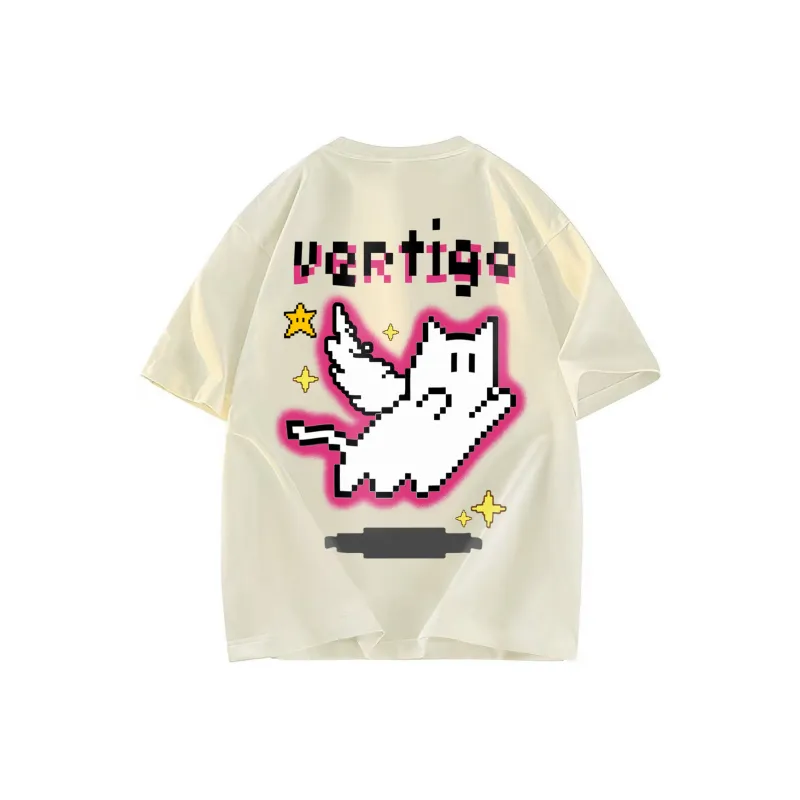A02 T Shirts Unisex Light Beige Apricot-1
