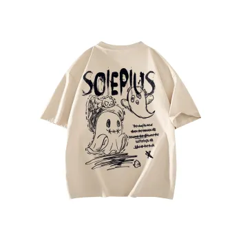SOIE T Shirts Unisex Light Beige Apricot