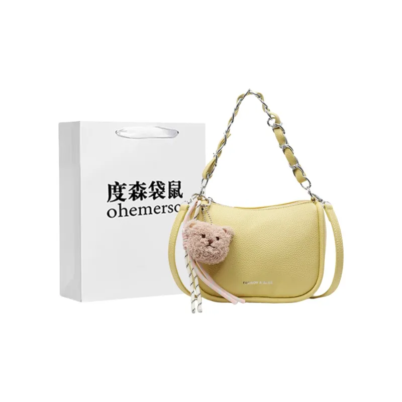 Dusen Kangaroo PU Shoulder Bag Regular Women's Multicolor-10