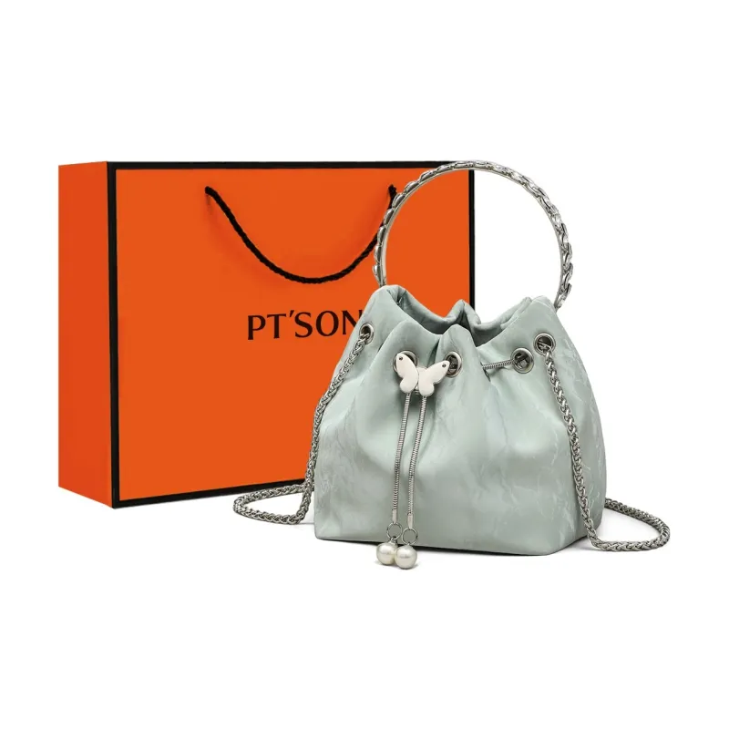 PT'SON Synthetic Leather Bucket Bag, Shoulder Bag, Crossbody Bag Regular Women's Multicolor-7