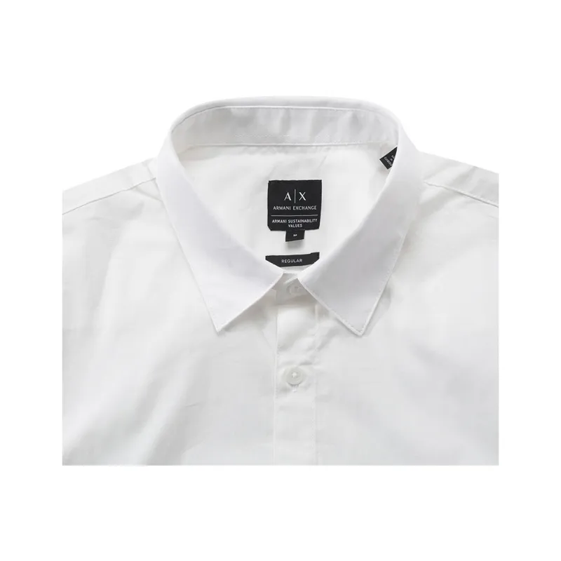 ARMANI EXCHANGEAE SS25 Shirt Men's White-5