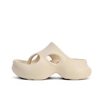 Ouder Souffle Abrasion Resistant Slip Resistant Odor Resistant Flip Flops Women's Desert Apricot