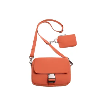ZARA Polyester Shoulder Bag Men's Orange