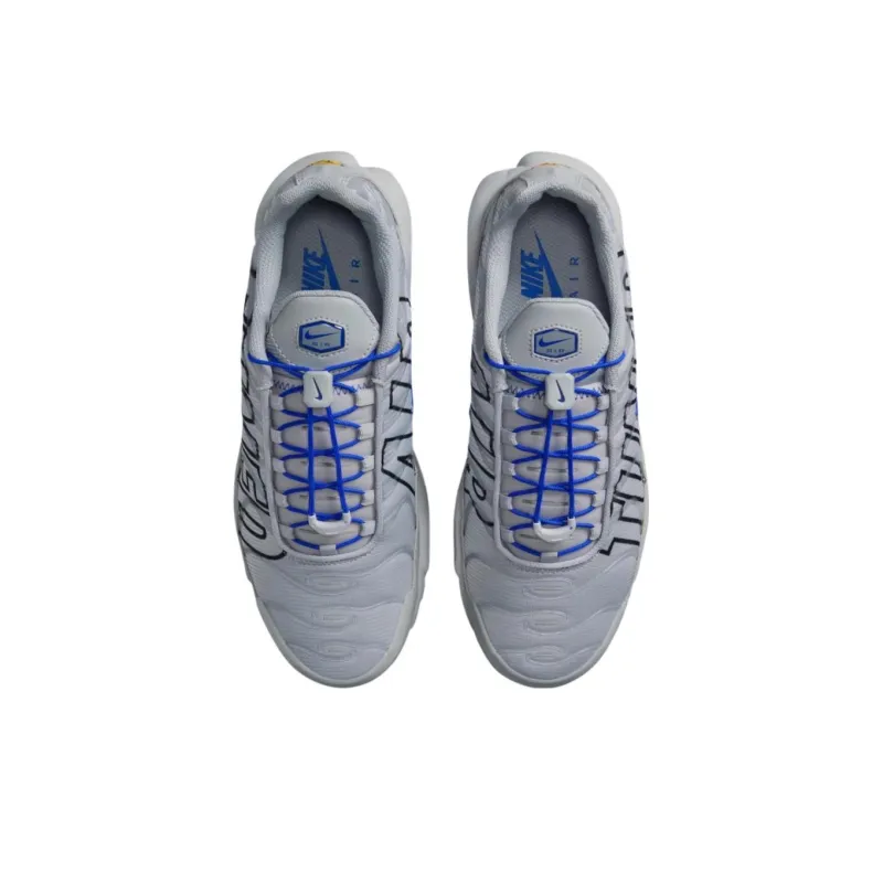 Nike Air Max Plus Anti Slip Wear Resistant Low Top Running Shoes Unisex Gray-3
