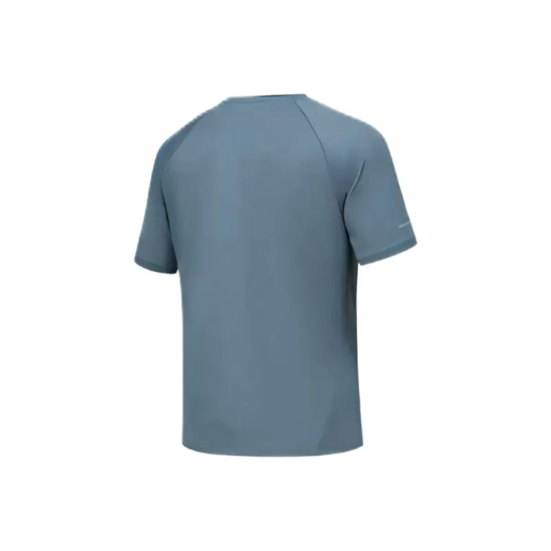 Skechers GODRI Raglan Sleeve T Shirt Women's Navy Blue Gray 027C-1
