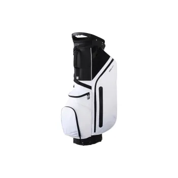 DECATHLON Polyester Golf Lightweight Stand Bag Travel Storage Bag Unisex Snow & Smoky Black