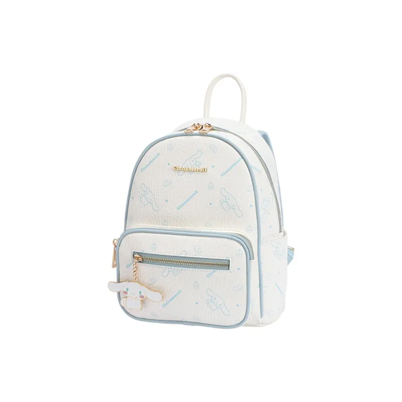 MESUCA Synthetic Leather Backpack Women's Cinnamoroll Blue White-2