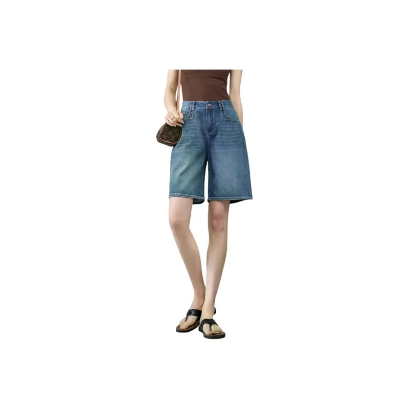 YALIDA Denim Shorts Women's-0