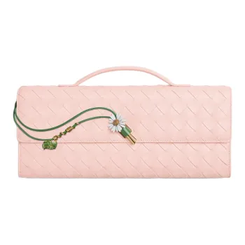 Bottega Veneta Intrecciato Leather Handbag Women's Shell