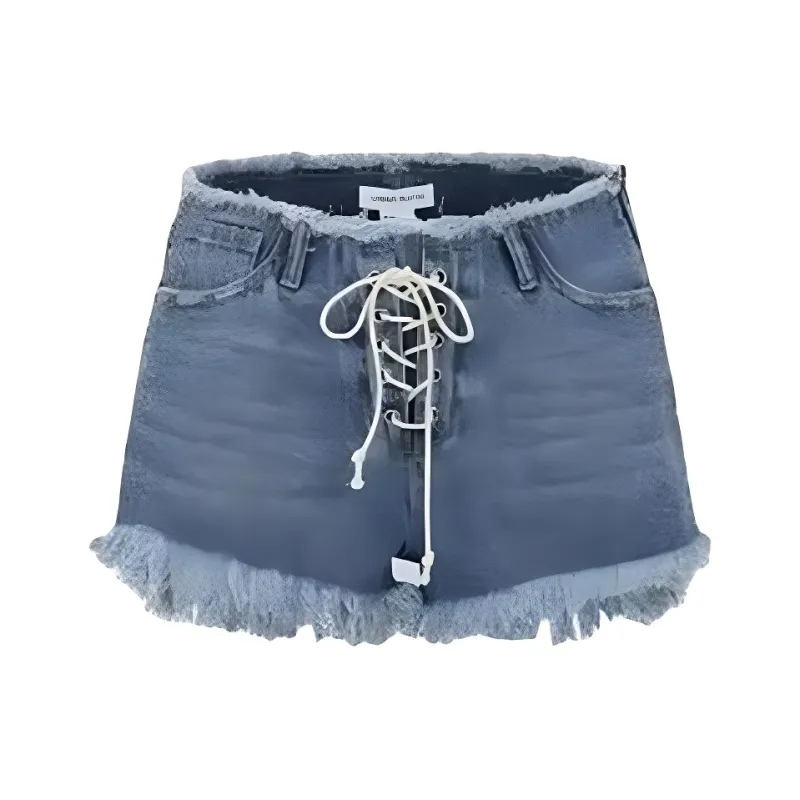 URBAN REVIVO Denim Shorts Women's-0