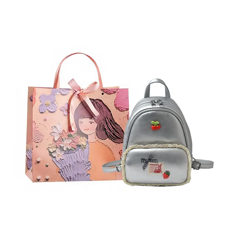 PARK DANCE PU Backpack Regular Women's Multicolor-2