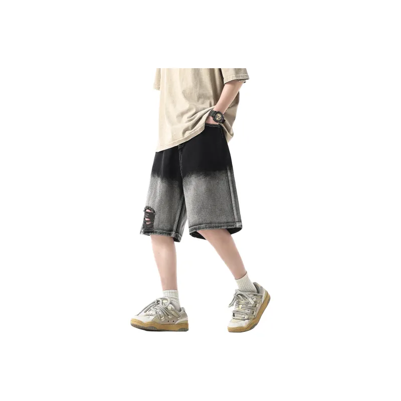 BAGE Denim Shorts Unisex-0