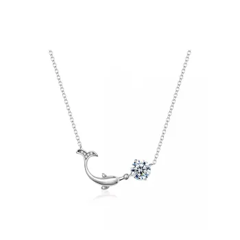 ALI THE FOX Zircon Necklaces Women's