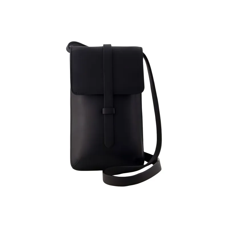 INES DE LA FRESSANGE Calfskin Shoulder Bag Crossbody Bag Women's Black-0