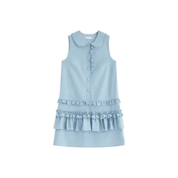 FANSILANEN Sleeveless Dresses Women's Blue
