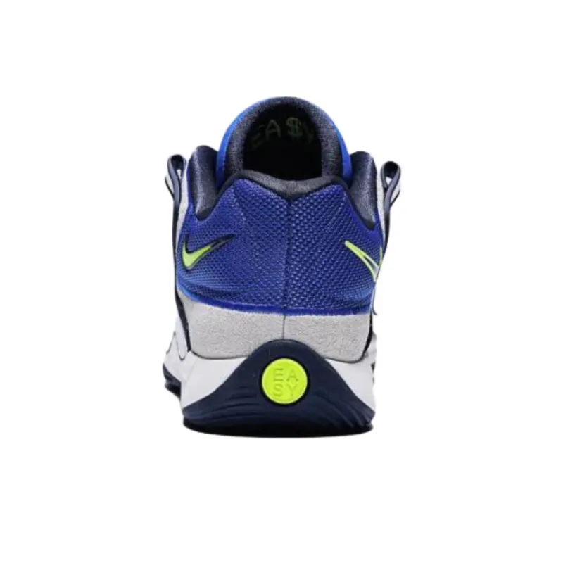 Nike KD 18 Anti Slip Wear Resistant Low Top Basketball Shoes Men's White Blue-2