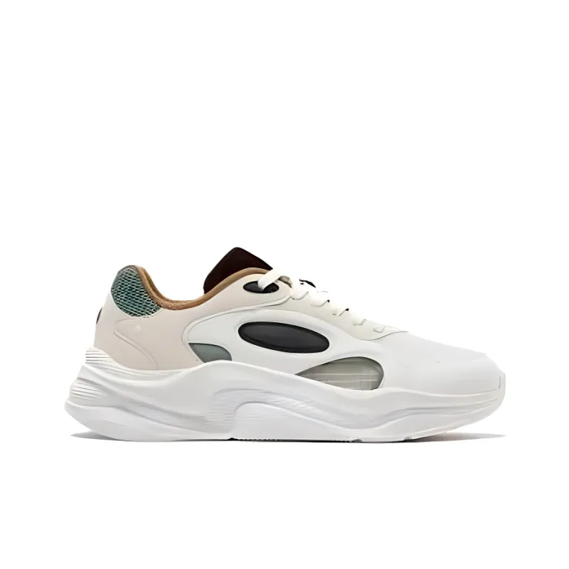 361° Cloud Comfort 5 Anti Slip Wear Resistant Low Top Casual Shoes Men's White-1