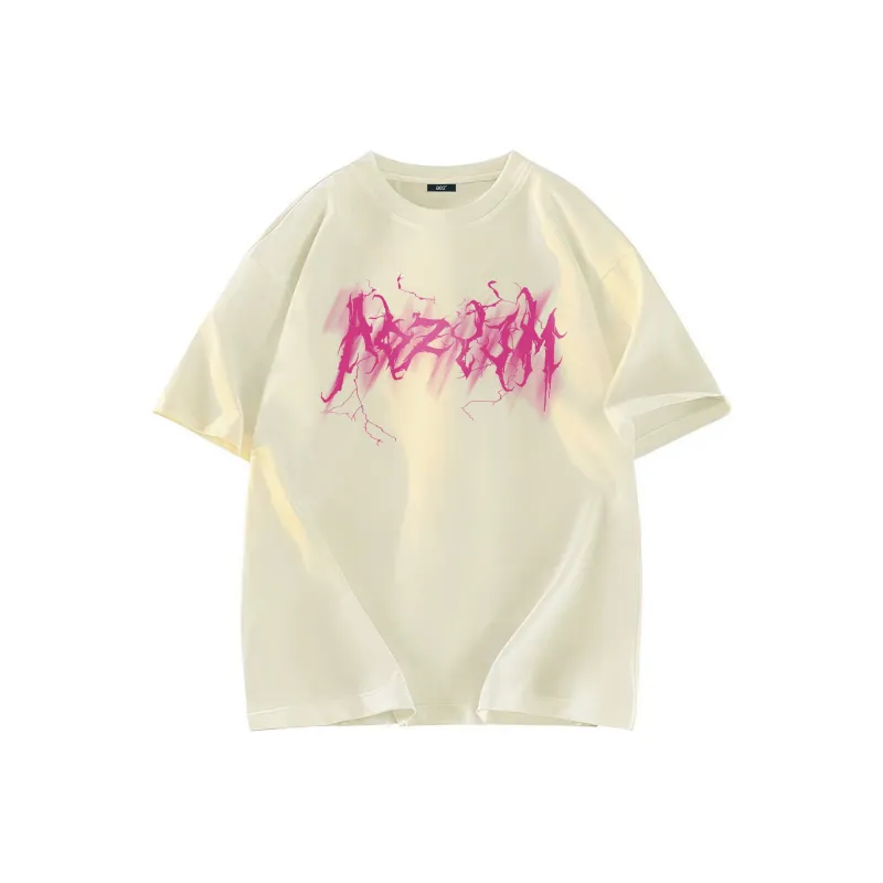 A02 T Shirts Unisex Light Beige Apricot-0