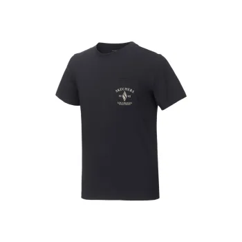 Skechers Diamond S T Shirt Men's Black BLAK