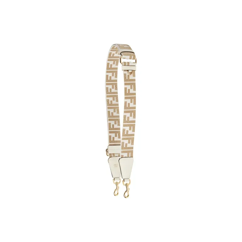 FENDI Polyamide Bag Strap Unisex White-1