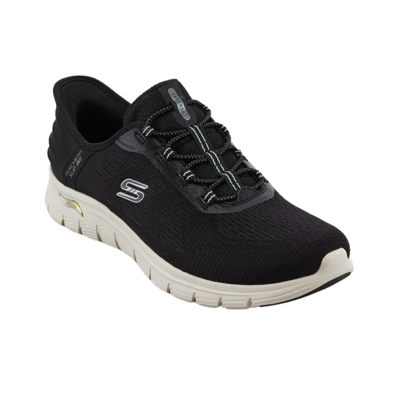 Skechers ARCH FIT VISTA Low Top Casual Shoes Women's Black-2