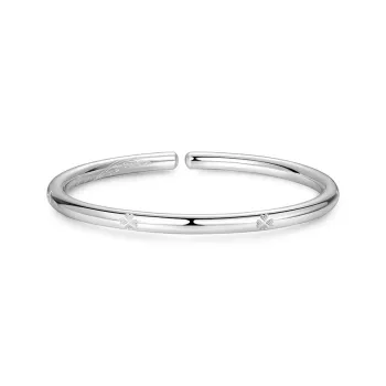 JINLIUFUJIXIANG S999 Fine Silver Sterling Silver Bracelets Unisex