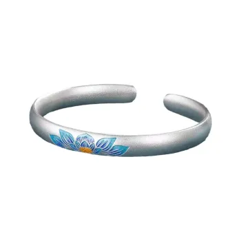 U state 999 Fine Silver Bangles Women's