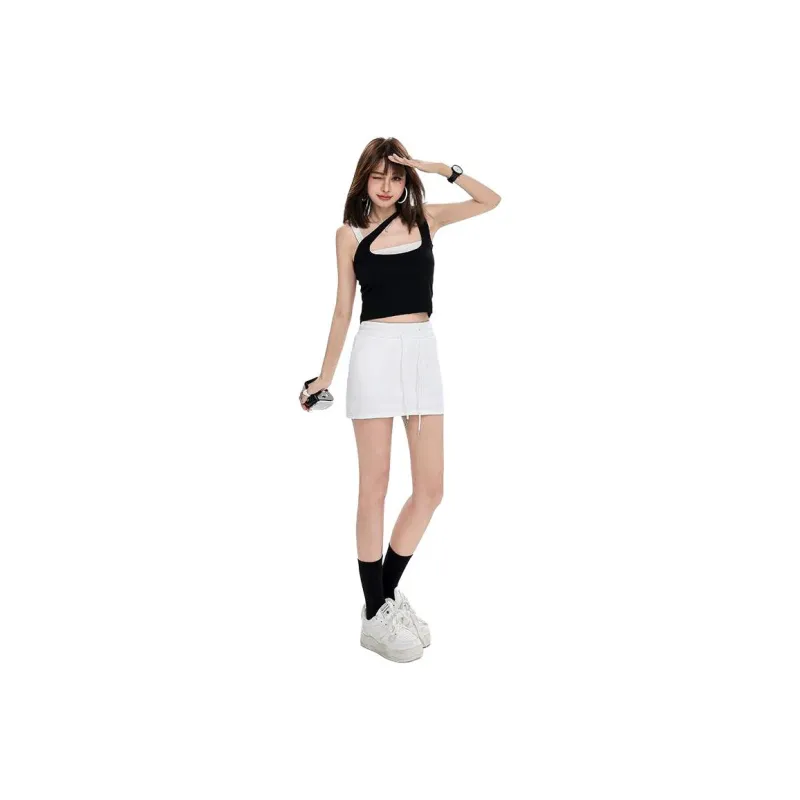 YINLEI Cargo Short Skirts Women's-0