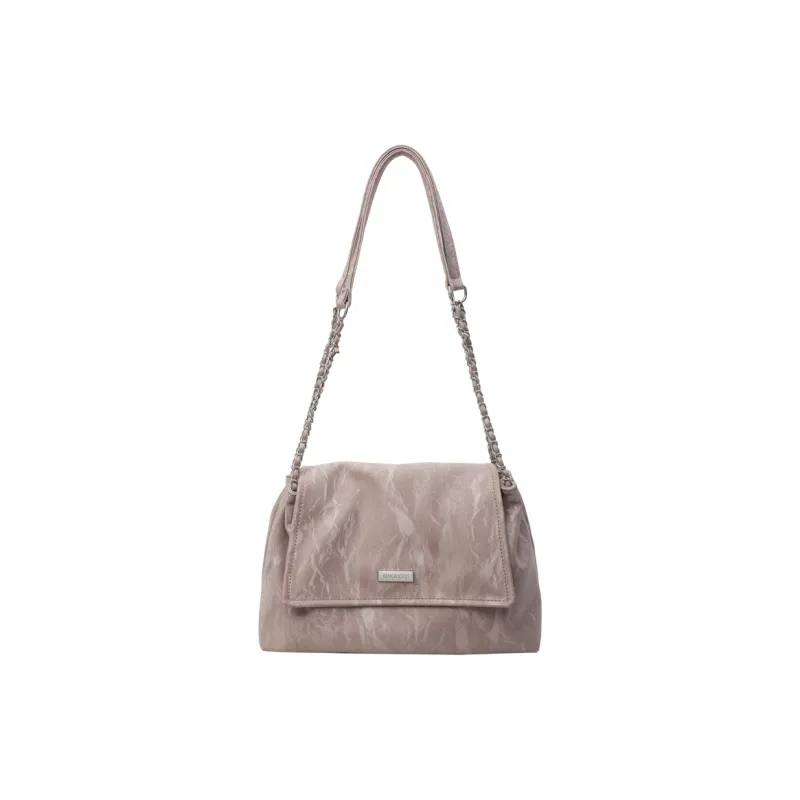 Miss Angel PU Shoulder Bag Women's White/Black/Gray/Pink-12