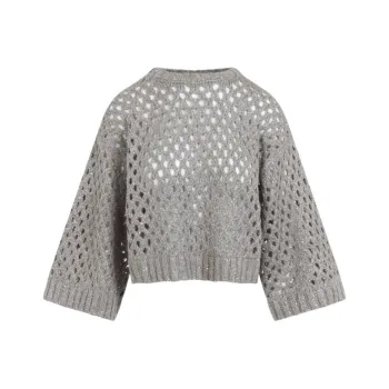 Brunello Cucinelli Knitwear Women's Gray Brown
