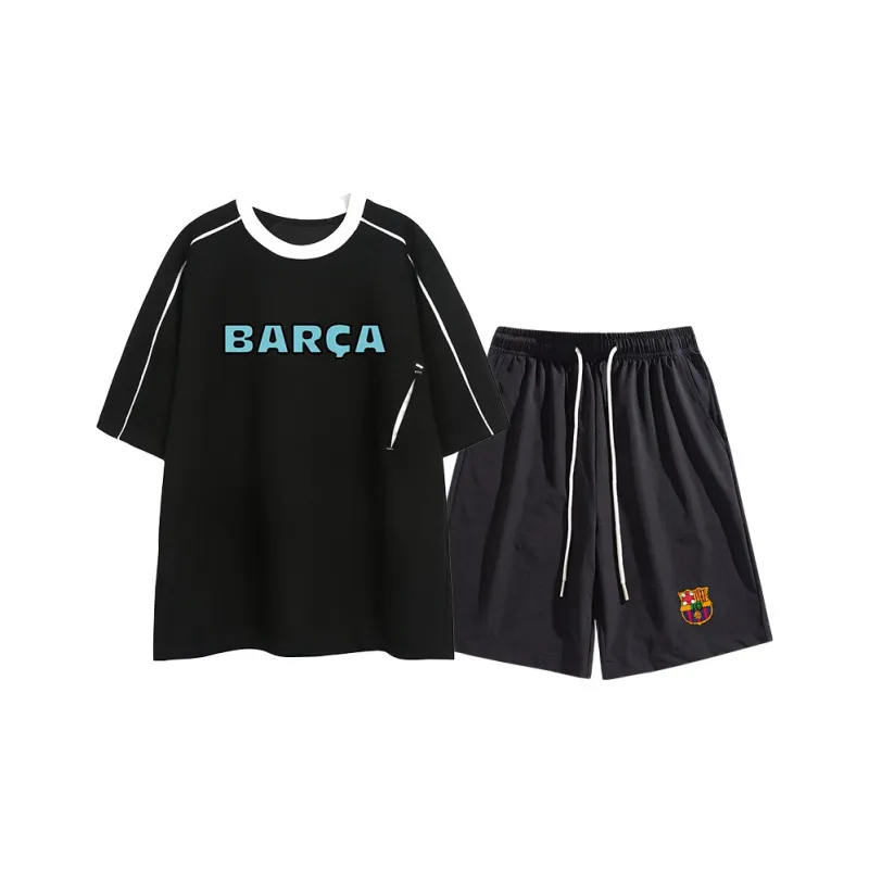 FCB ARCELONA Casual Sportswear Unisex 2 Piece Set-2