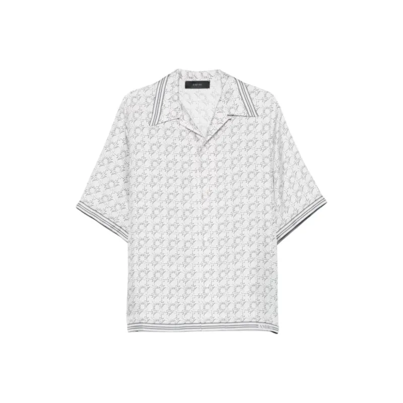 AMIRI Ma Quad Monogram Printed Shirt-0