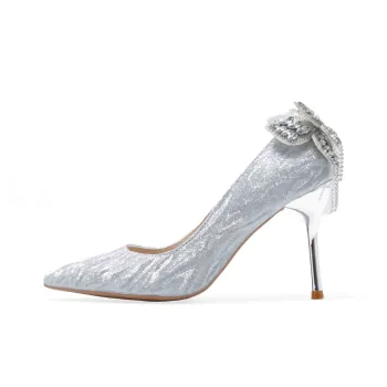 Be Good High Heels Women's Silver