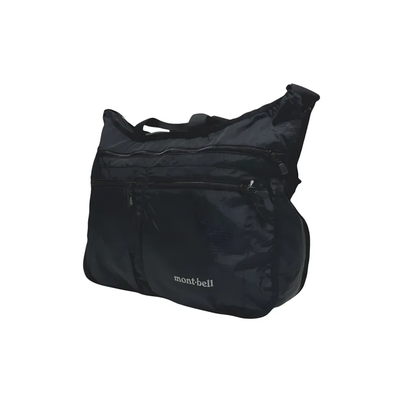 MONTBELL Nylon Handbag, Shoulder Bag Large Size Unisex Black-4