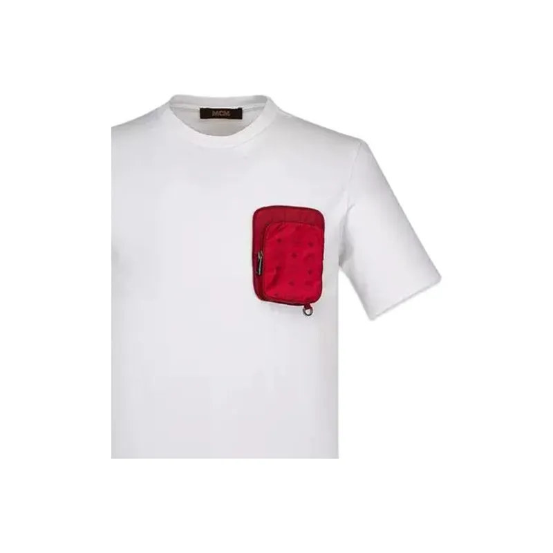 MCM T Shirts Men White-1