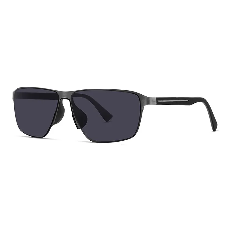 PSACSS Stainless Steel Square Sunglasses Unisex-0