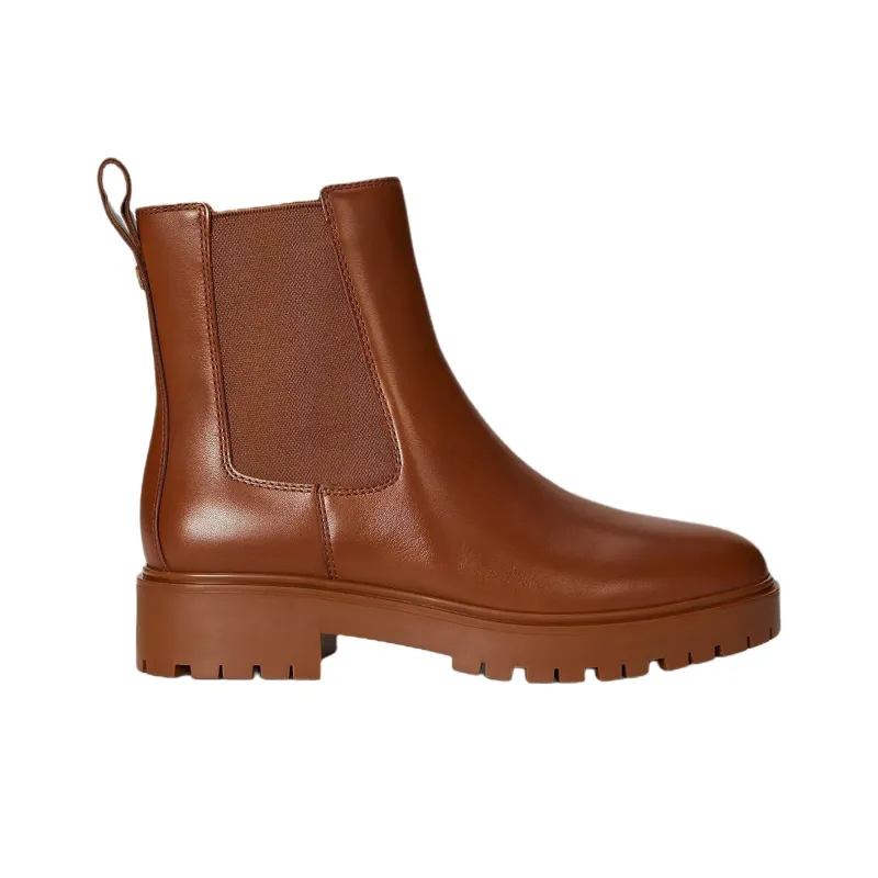 LAUREN RALPH LAUREN Allyson Short Chelsea Boots 3cm Women's Brown-1